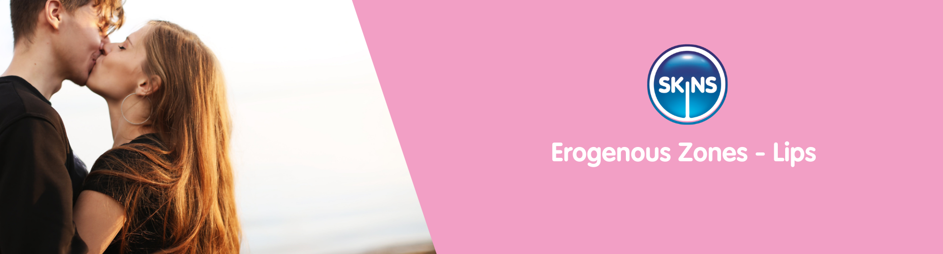 A couple kissing while outdoors