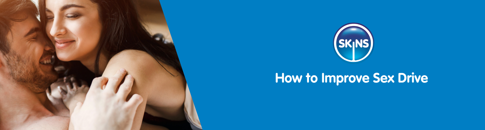 A male and female couple embracing each other in bed