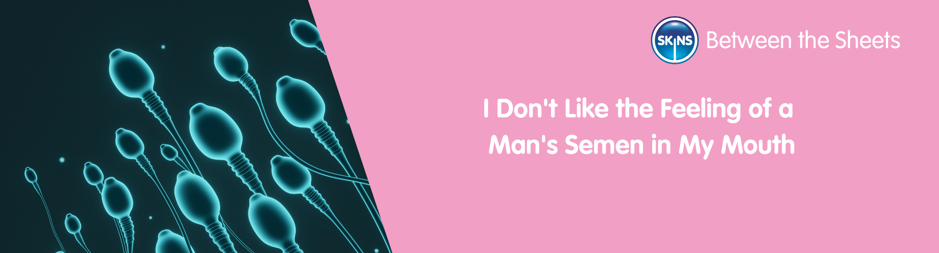 semen graphic on black background