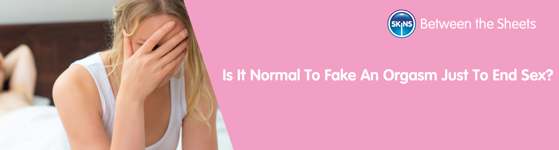 Woman is disappointed after sex