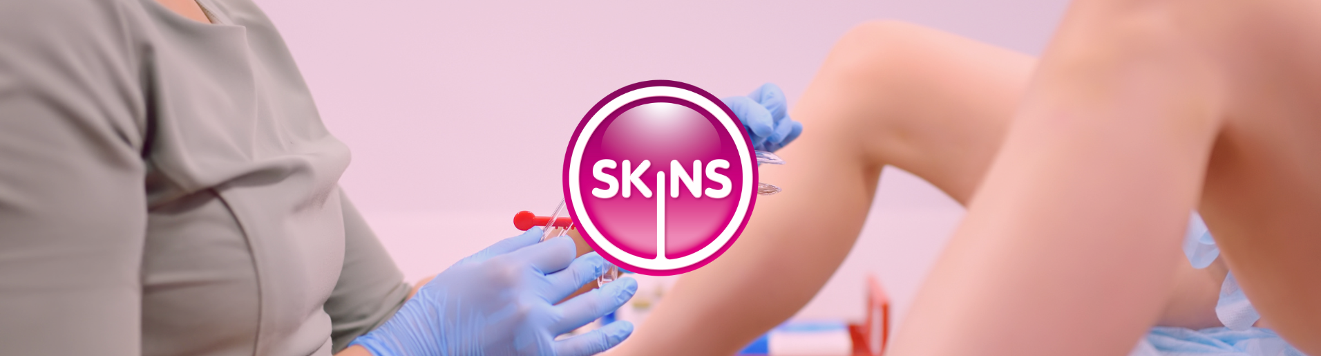 Medical professional performing a smear test on a patient