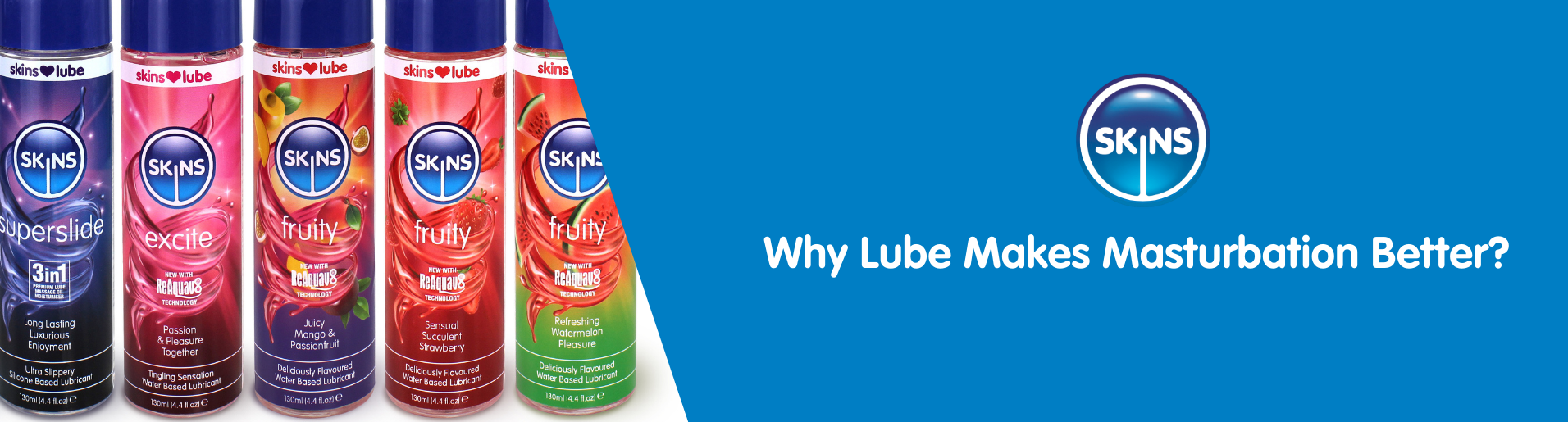 Range of Skins water based lube