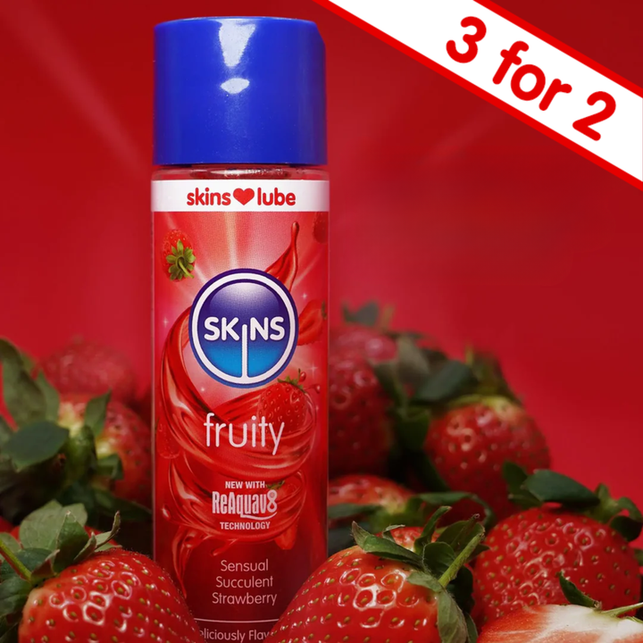 Skins Strawberry Flavoured Lube (Various Sizes)