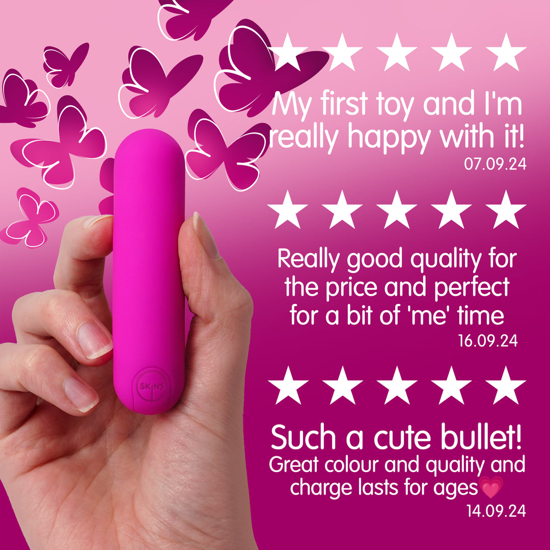 Skins Super Excite Rechargeable Pink Bullet