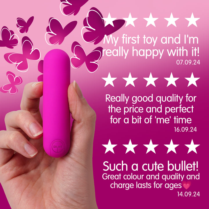 Skins Super Excite Rechargeable Pink Bullet