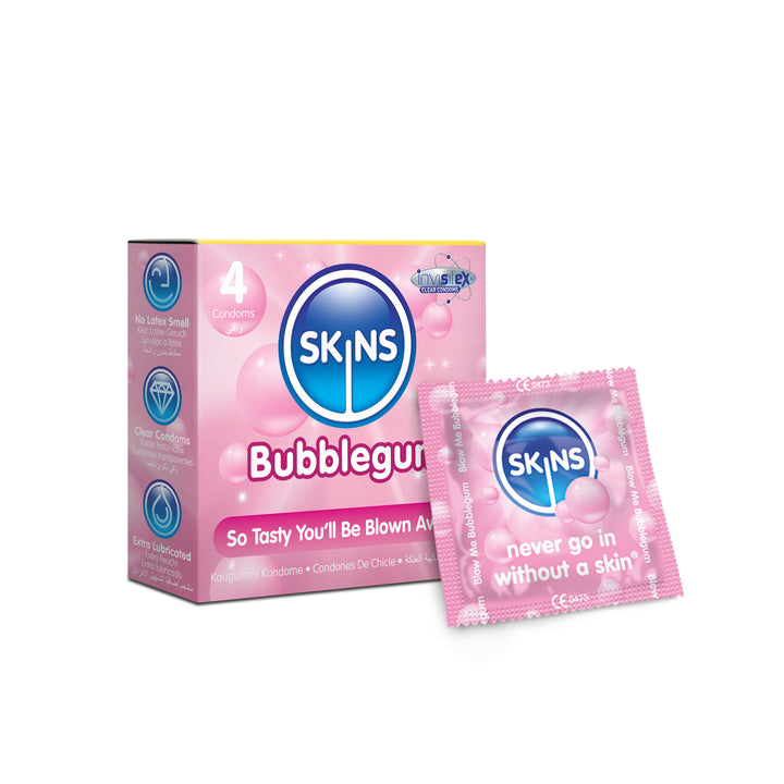 Skins Bubblegum packaging on a white background
