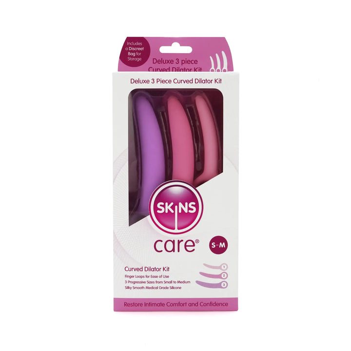 Skins Care 3-Piece Curved Dilator Kit (Sizes S-M) Skins Sexual Health