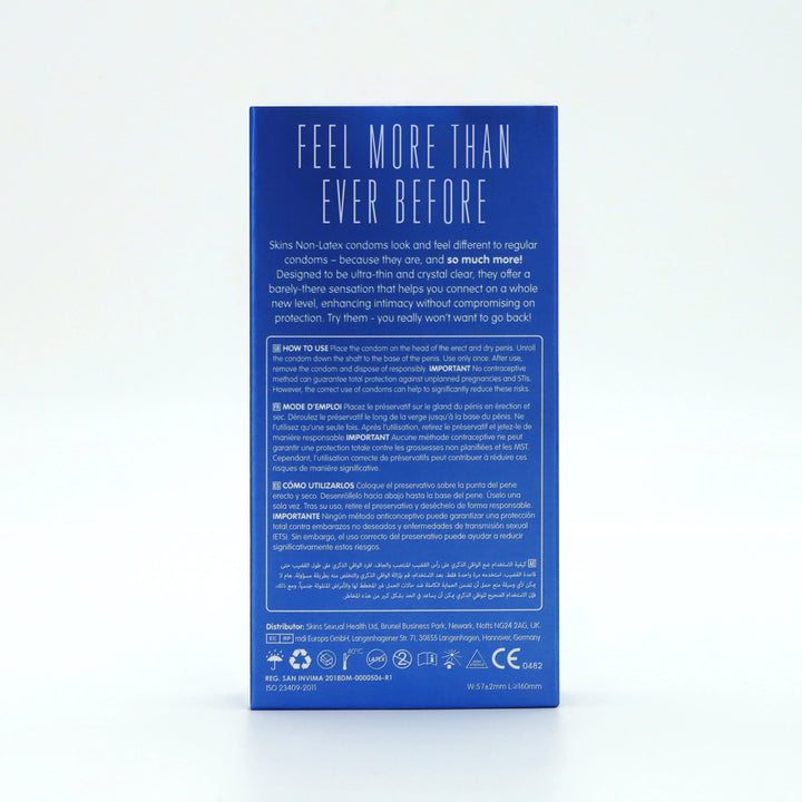 Non-Latex Condoms Skins Sexual Health