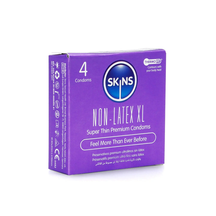 Non-Latex XL Condoms Skins Sexual Health