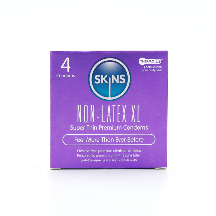 Non-Latex XL Condoms Skins Sexual Health