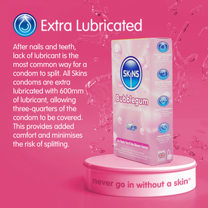 Skins Condoms - Bubblegum Flavoured Condoms