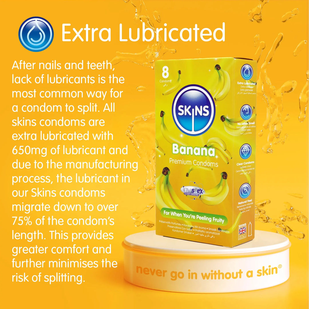 Banana Flavoured Condoms Skins