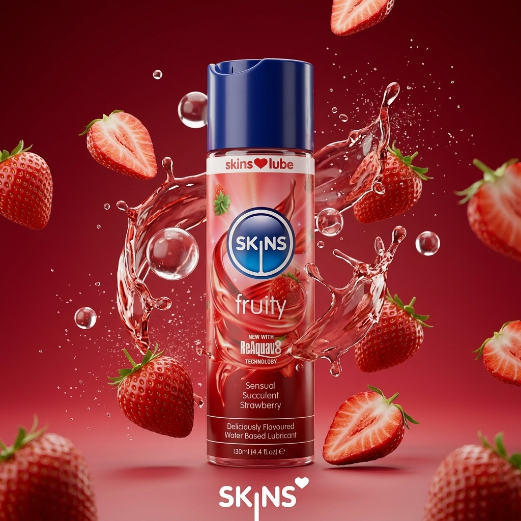 Skins Strawberry Flavoured Lube (Various Sizes)