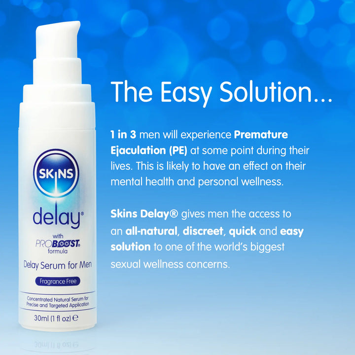 Natural Delay Serum For Men Skins
