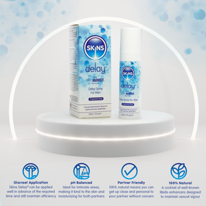Skins Delay® - Natural Male Delay Spray 30ml (Fragrance Free)