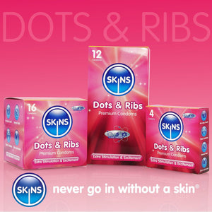 Skins Condoms - Dots & Ribs - Skins Sexual Health