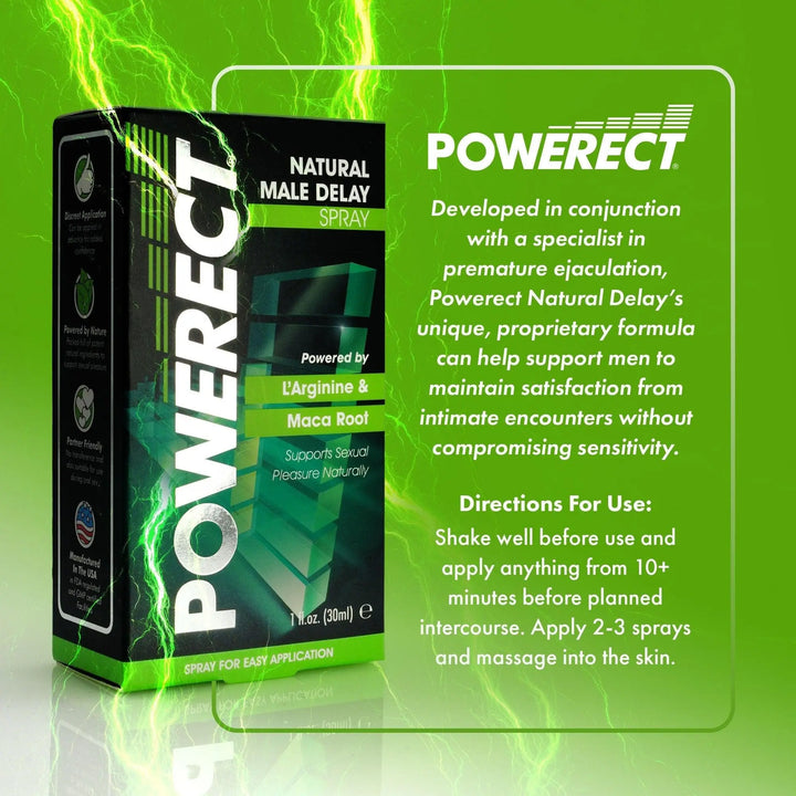 Skins Powerect Natural Delay Spray 30ml - Skins Sexual Health