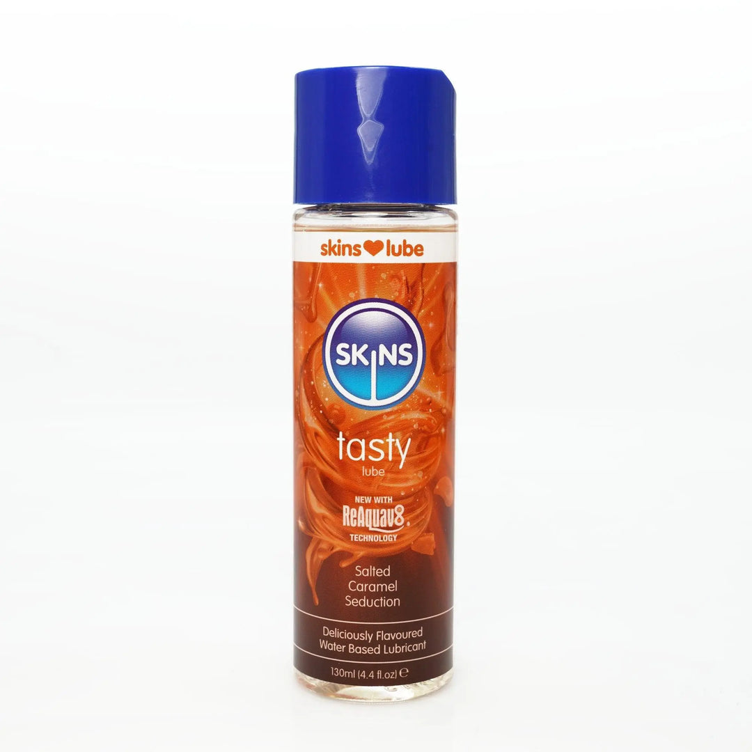 Skins Salted Caramel Water Based Lubricant 4.4 fl oz (130ml) - Skins Sexual Health