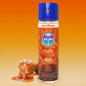 Skins Salted Caramel Water Based Lubricant 4.4 fl oz (130ml) - Skins Sexual Health