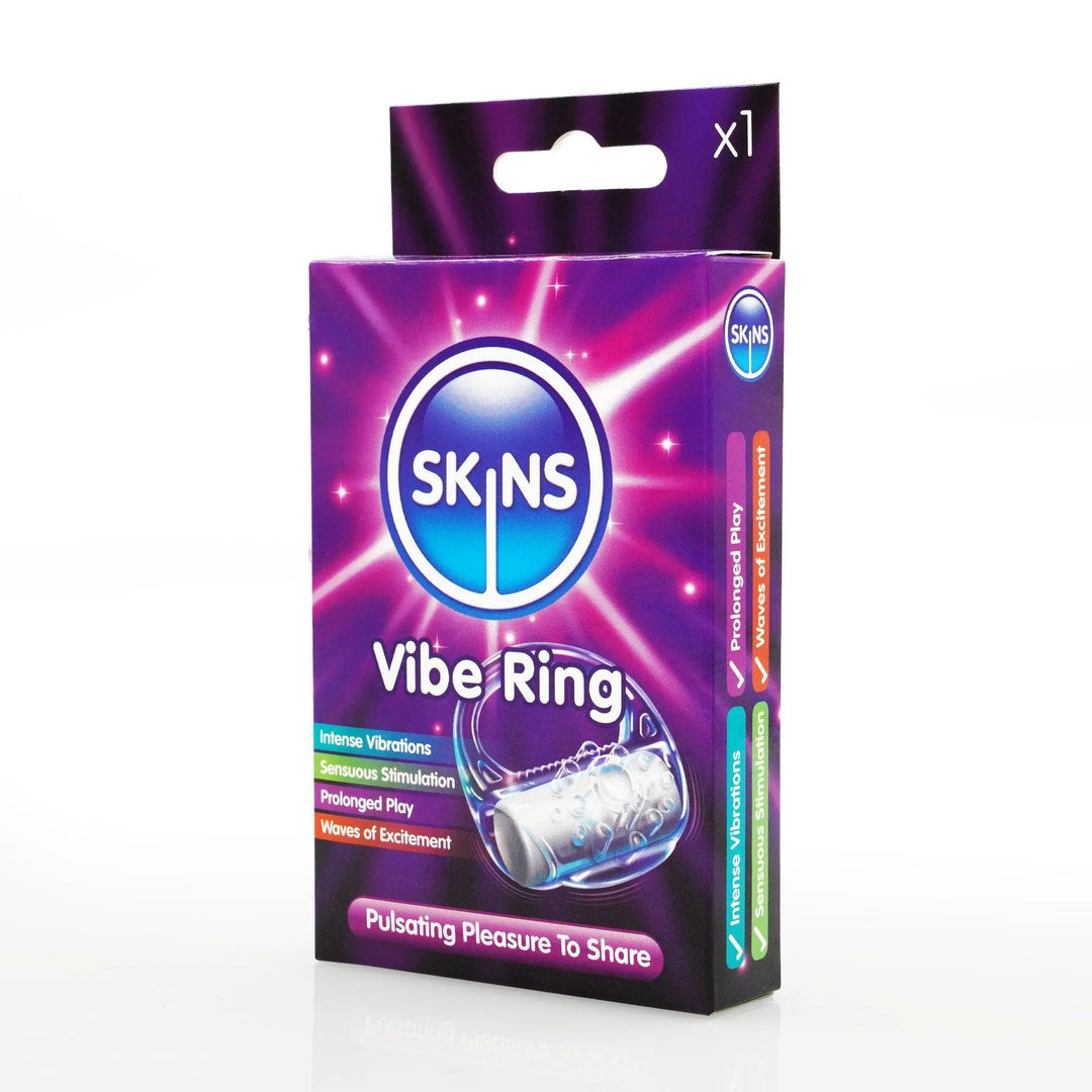 The Skins Vibe Ring facing slightly left on a white background 