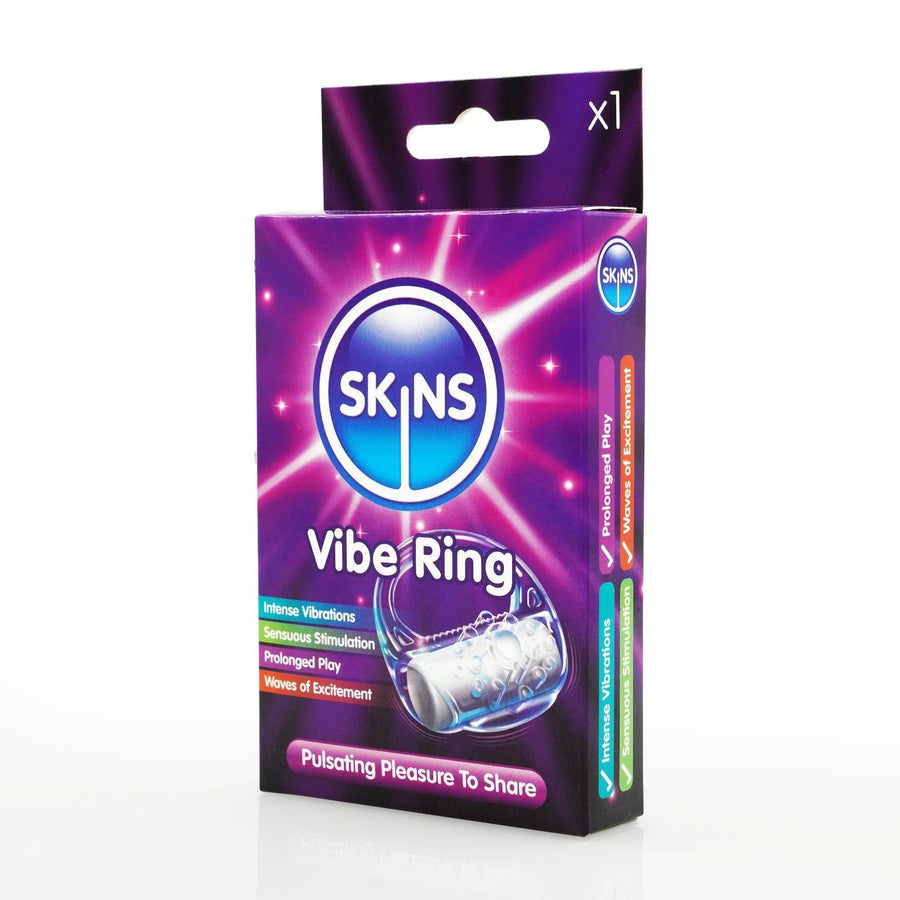 The Skins Vibe Ring facing slightly left on a white background 